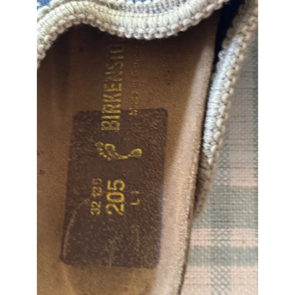 Birkenstock Kids Blue Wool Snowflake Embroidered Clogs Size 32 EU 1 US